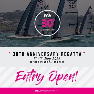 More information on RS 30th Anniversary Regatta Entry Open!